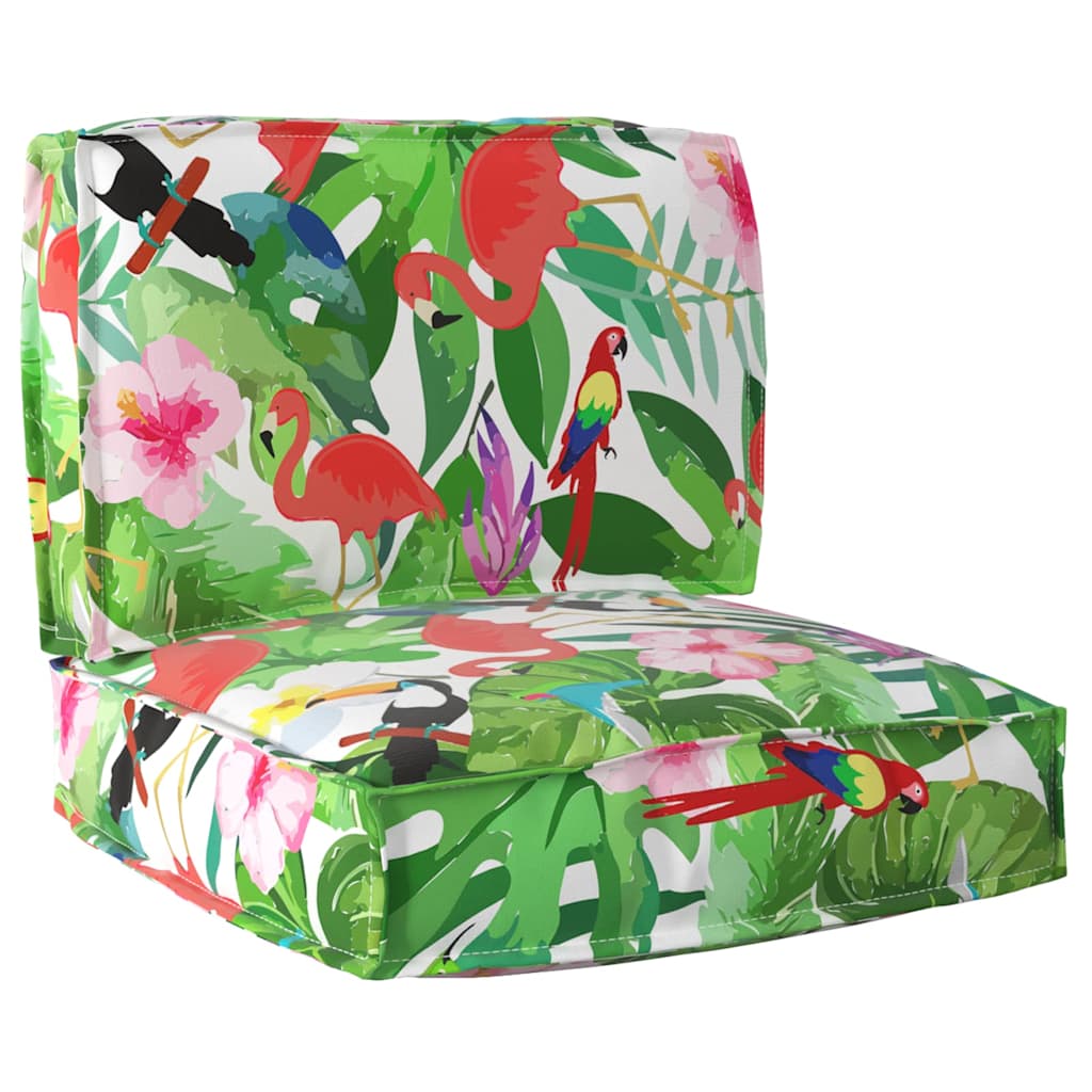 Pallet Kussen Set Bloemen 2 pcs Tropische Jungle Oxford Stof