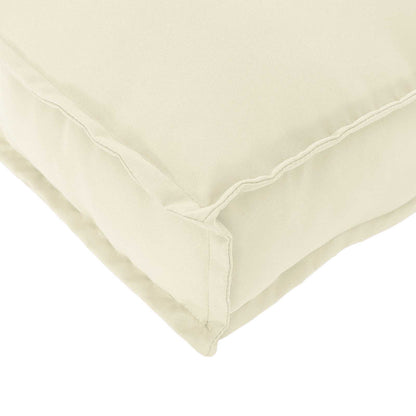 Pallet Kussen Set 2 pcs Crème Oxford Stof