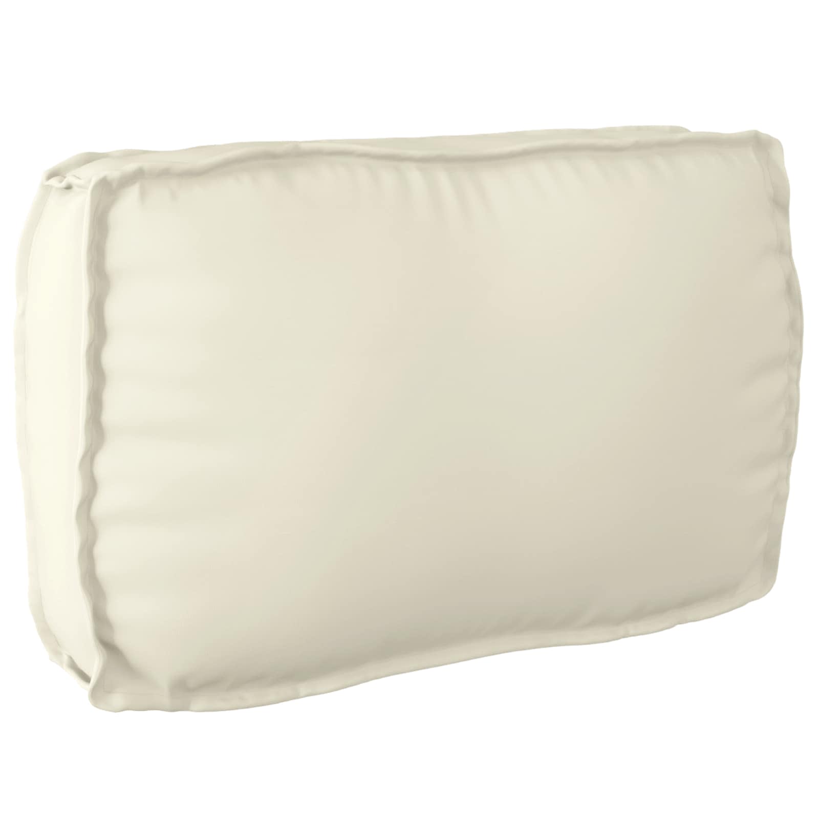 Pallet Kussen Set 2 pcs Crème Oxford Stof