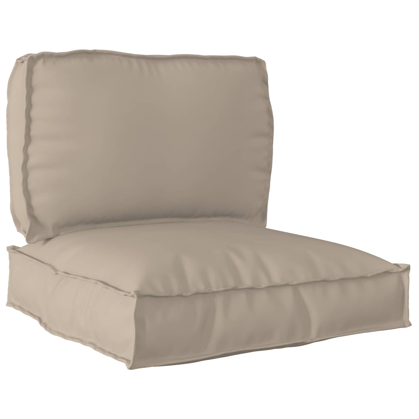 Pallet Kussen Set 2 pcs Taupe Oxford Stof