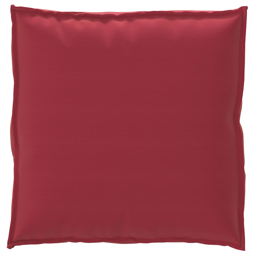 Pallet Kussen Set 2 pcs Wijnrood 70 x 70 x 12 cm Polyester