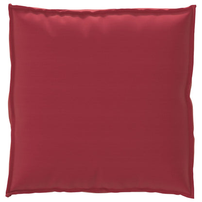 Pallet Kussen Set 2 pcs Wijnrood 70 x 70 x 12 cm Polyester