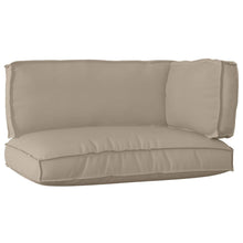 Pallet Kussen Set 3 pcs Taupe Oxford Stof
