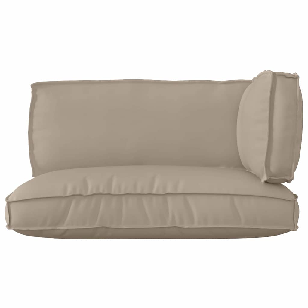 Pallet Kussen Set 3 pcs Taupe Oxford Stof