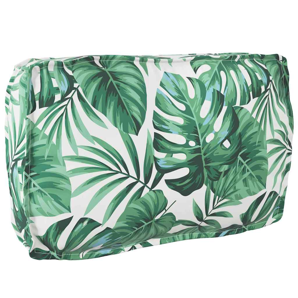 Pallet Kussen Set Bloemen 3 Pcs Groen Oxford Stof Bladpatroon Bladpatroon