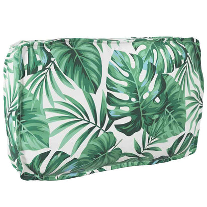 Pallet Kussen Set Bloemen 3 Pcs Groen Oxford Stof Bladpatroon Bladpatroon