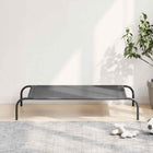 Hondenmand verhoogd 110x65x20 cm grijs