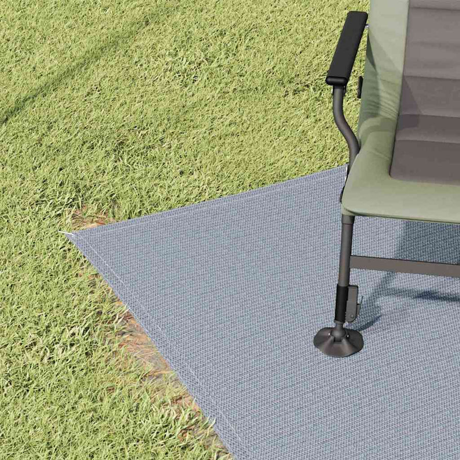 Tenttapijt Blauw en Grijs 400 x 250 cm Polyetheen
