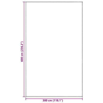 Tenttapijt Blauwgrijs 300 x 600 cm Polyetheen