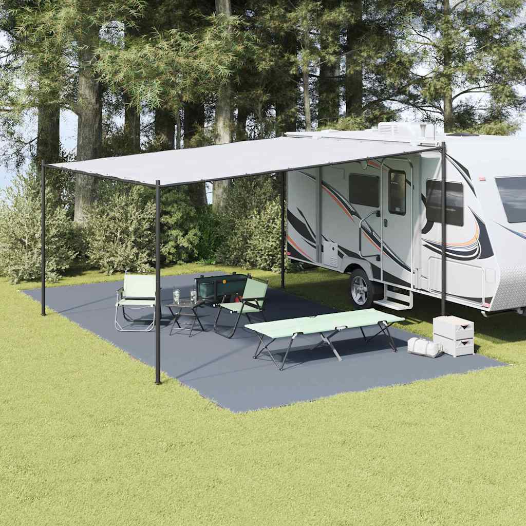 Tenttapijt Blauwgrijs Polyetheen Blauw-Grijs 400 x 800 cm