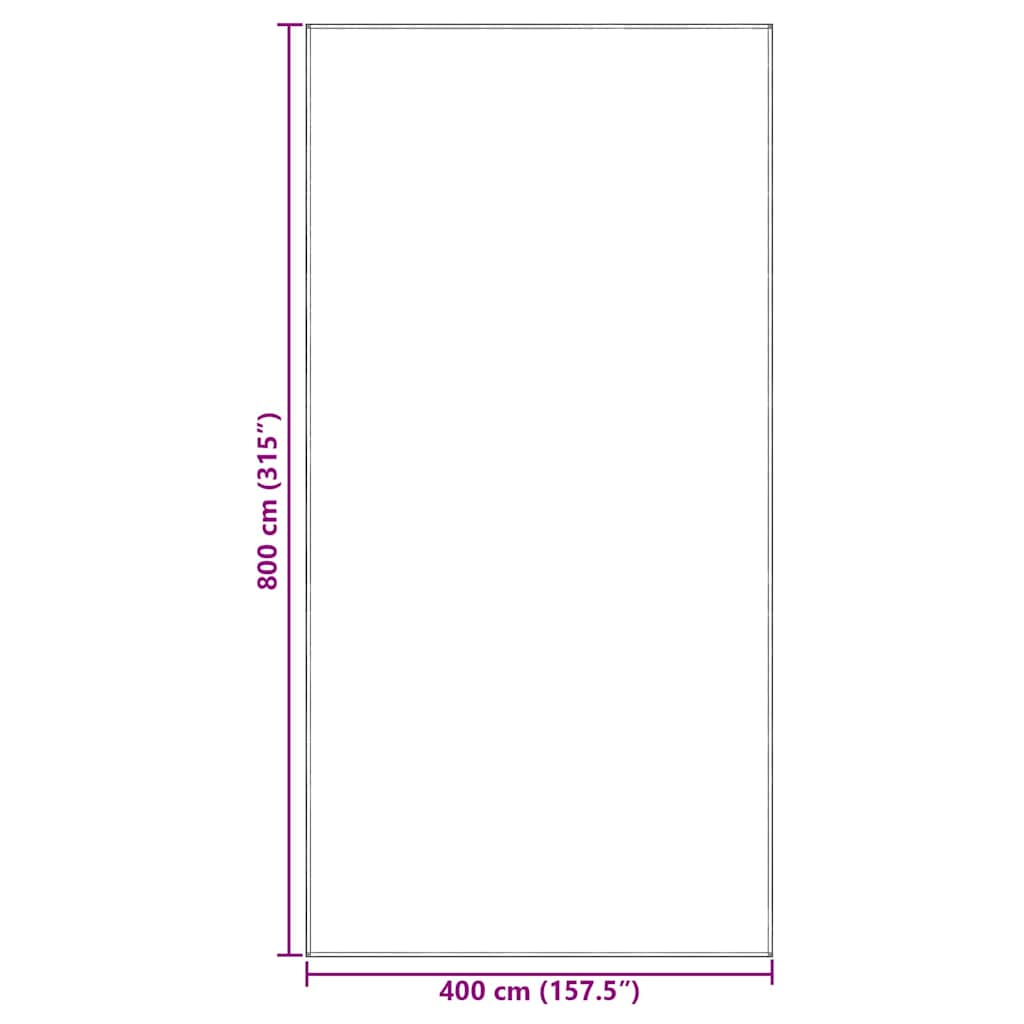 Tenttapijt Blauwgrijs Polyetheen Blauw-Grijs 400 x 800 cm