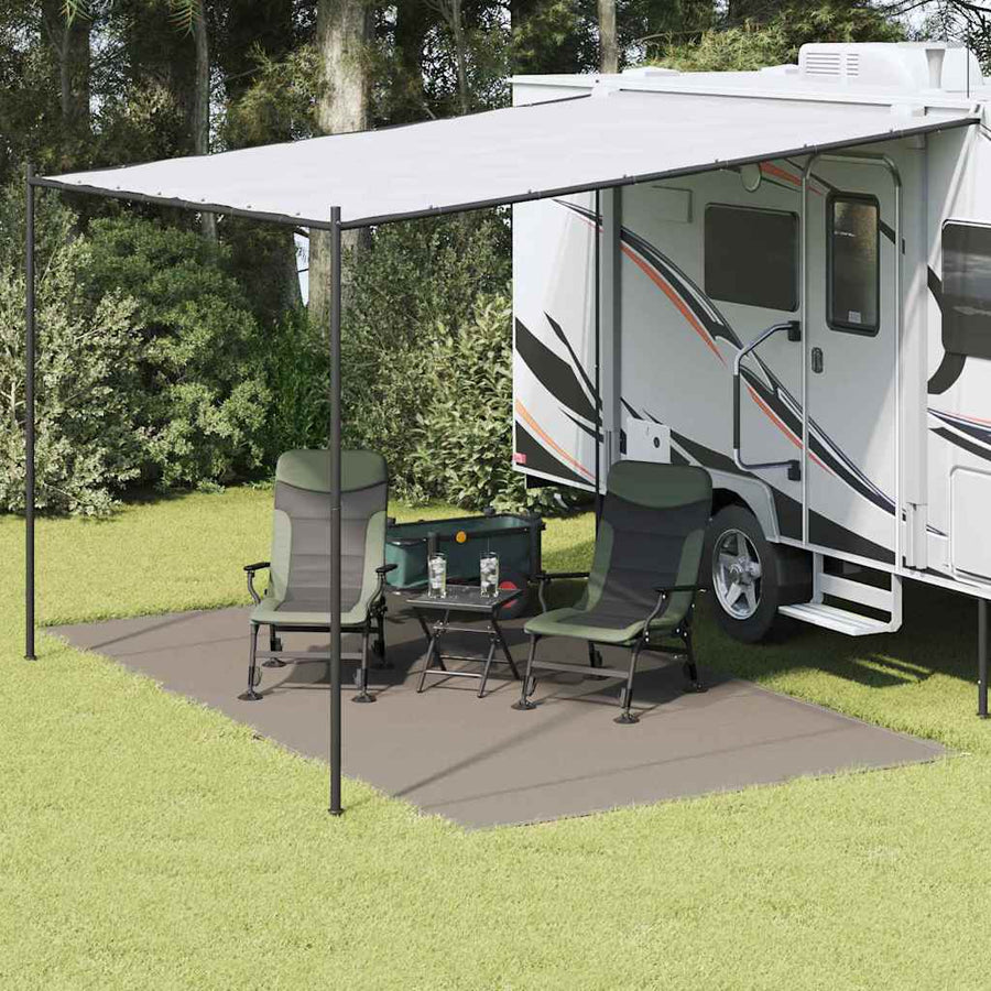 Tenttapijt Lichtgrijs 450 x 250 cm Polyetheen