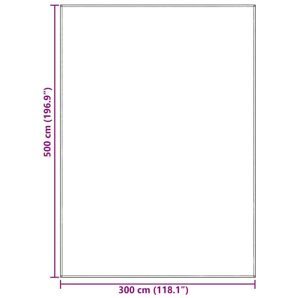 Tenttapijt Lichtgrijs 500 × 300 cm Polyetheen