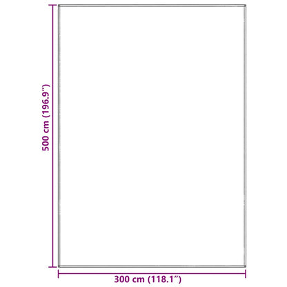 Tenttapijt Lichtgrijs 500 × 300 cm Polyetheen