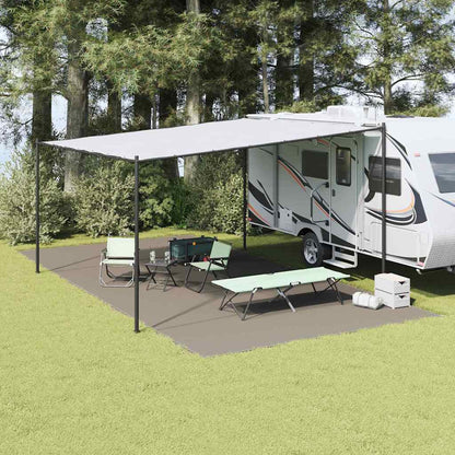 Tenttapijt Lichtgrijs 400 x 800 cm Polyetheen