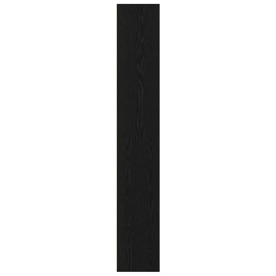 Boekenkast Zwart Eiken 80x30x189 cm Engineered Wood