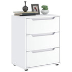 Dressoir 60x40x73 cm bewerkt hout wit