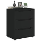 Sideboard VISNES 60x40x73 cm engineered wood black