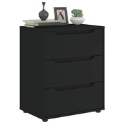 Dressoir 60x40x73 cm bewerkt hout zwart