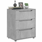 Sideboard 60x40x73 cm chipboard concrete grey concrete grey