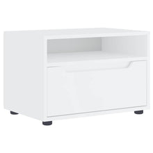 Tv-meubel VISNES 60x40x38 cm bewerkt hout wit