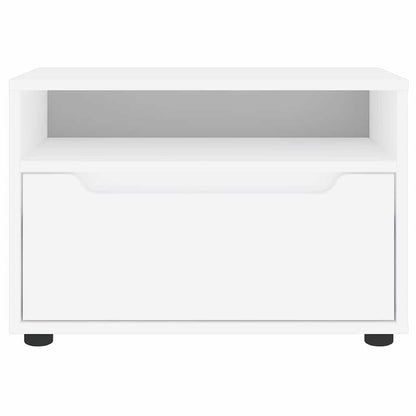 Tv-meubel VISNES 60x40x38 cm bewerkt hout wit
