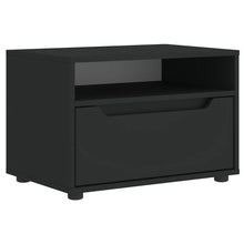 Tv-meubel VISNES 60x40x38 cm bewerkt hout zwart