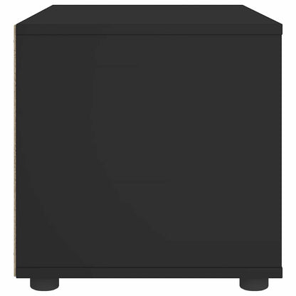 Tv-meubel VISNES 60x40x38 cm bewerkt hout zwart