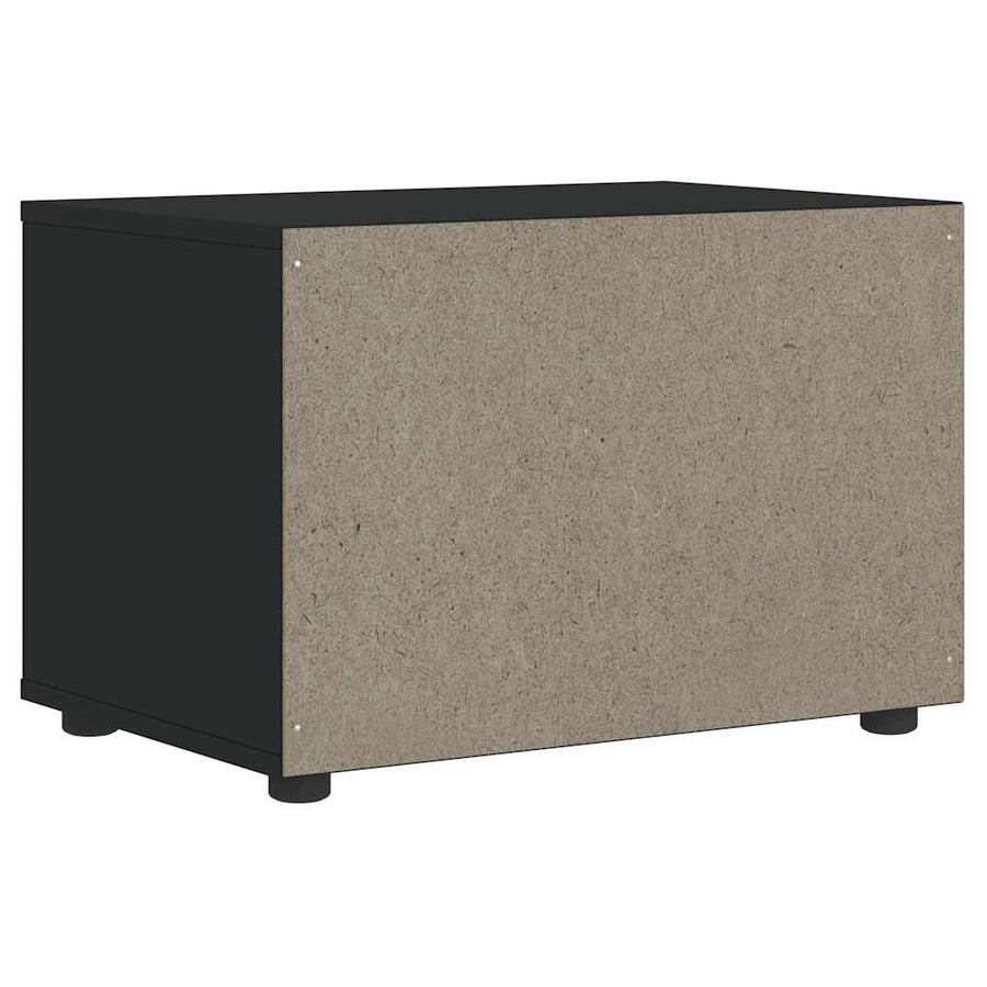 Tv-meubel VISNES 60x40x38 cm bewerkt hout zwart