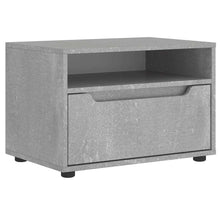 Tv-meubel VISNES 60x40x38 cm bewerkt hout betongrijs