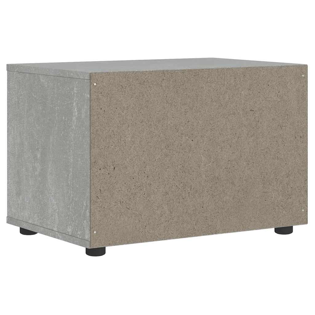 Tv-meubel VISNES 60x40x38 cm bewerkt hout betongrijs