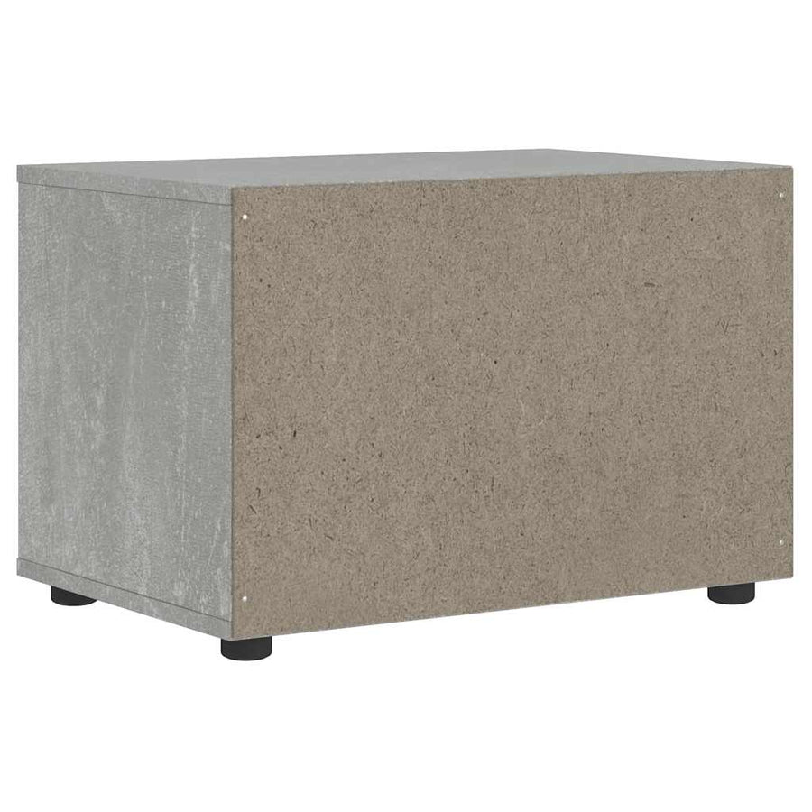 Tv-meubel VISNES 60x40x38 cm bewerkt hout betongrijs