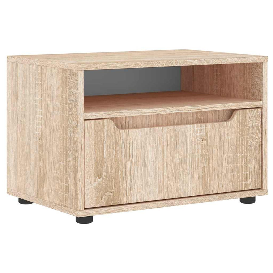 Tv-meubel VISNES 60x40x38 cm bewerkt hout sonoma eikenkleurig