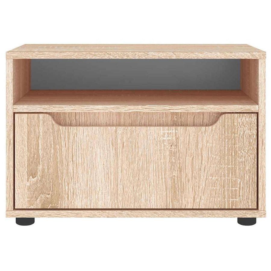 Tv-meubel VISNES 60x40x38 cm bewerkt hout sonoma eikenkleurig