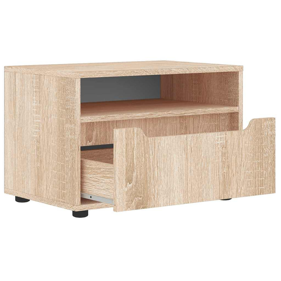 Tv-meubel VISNES 60x40x38 cm bewerkt hout sonoma eikenkleurig