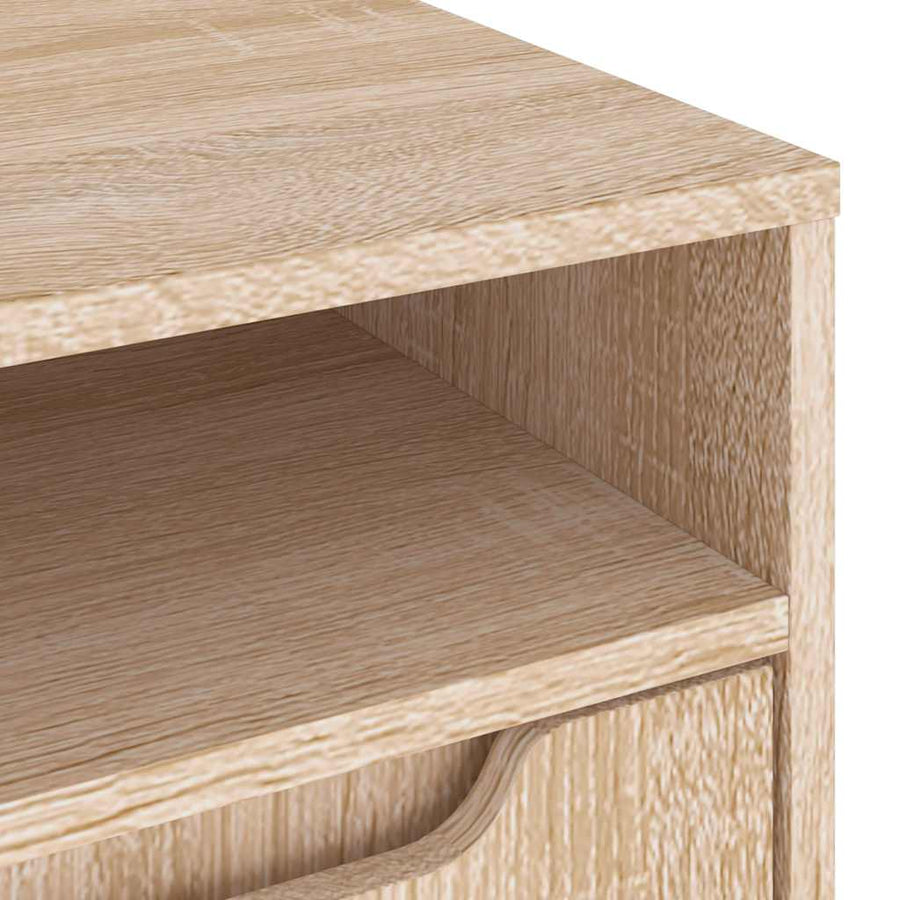 Tv-meubel VISNES 60x40x38 cm bewerkt hout sonoma eikenkleurig