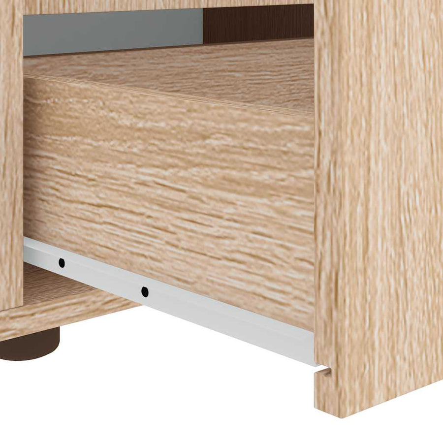 Tv-meubel VISNES 60x40x38 cm bewerkt hout sonoma eikenkleurig