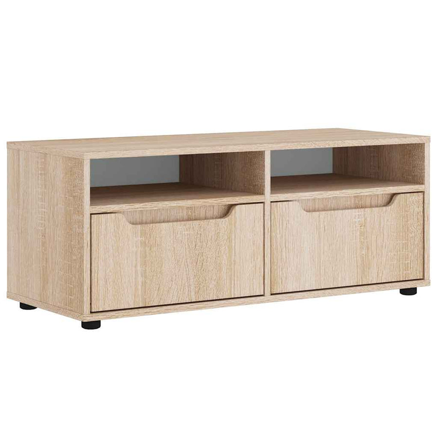 Tv-meubel VISNES 100x40x38 cm bewerkt hout sonoma eikenkleurig