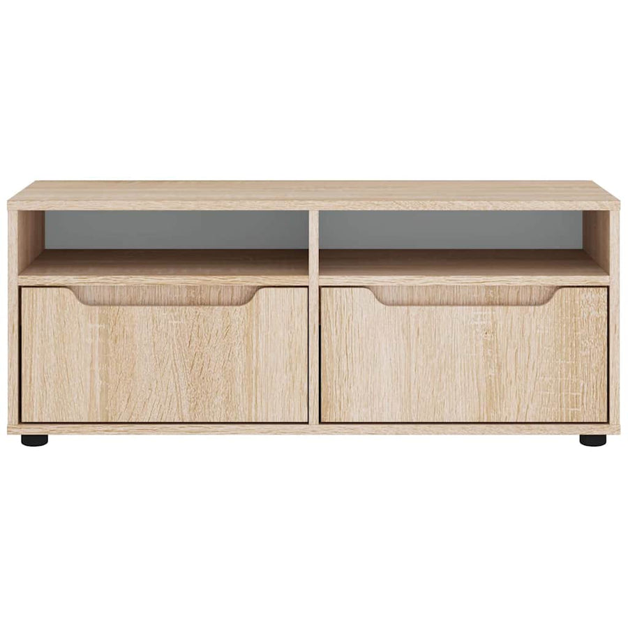 Tv-meubel VISNES 100x40x38 cm bewerkt hout sonoma eikenkleurig