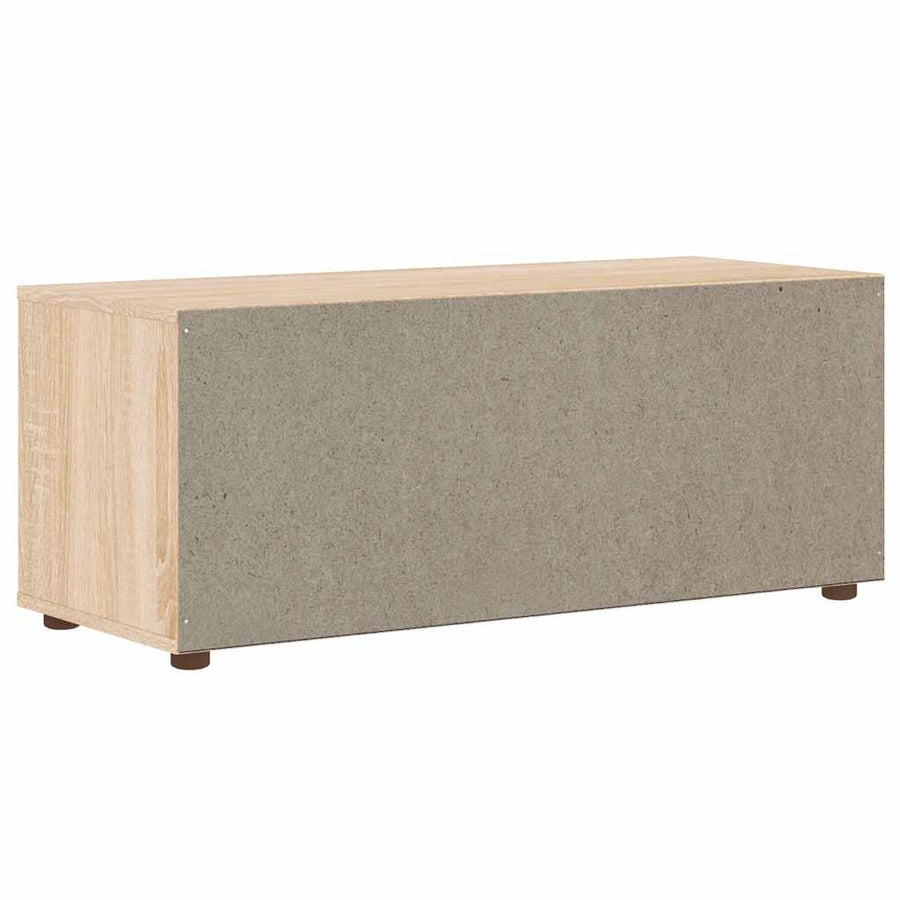Tv-meubel VISNES 100x40x38 cm bewerkt hout sonoma eikenkleurig