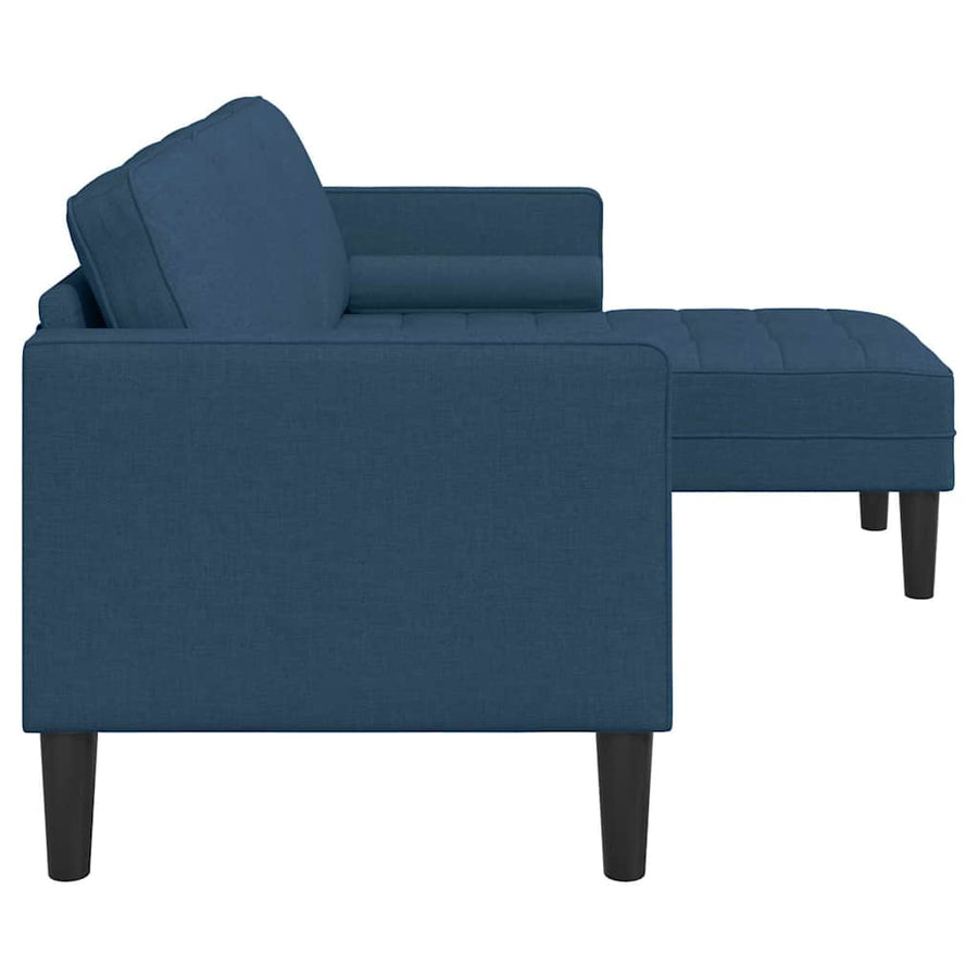 Bankstel Blauw 173 x 131 x 67 cm Stof