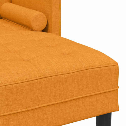 Bankstel Donkergeel 173 x 131 x 67 cm Stof