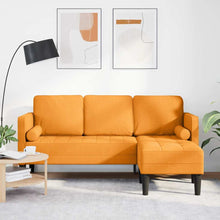 Bankstel Donkergeel 173 x 131 x 67 cm Stof
