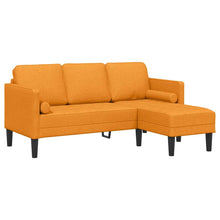 Bankstel Donkergeel 173 x 131 x 67 cm Stof