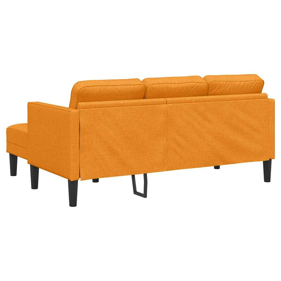 Bankstel Donkergeel 173 x 131 x 67 cm Stof