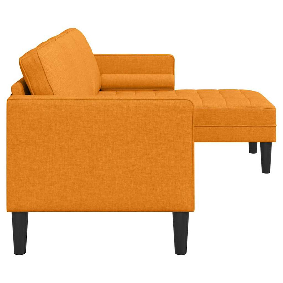 Bankstel Donkergeel 173 x 131 x 67 cm Stof