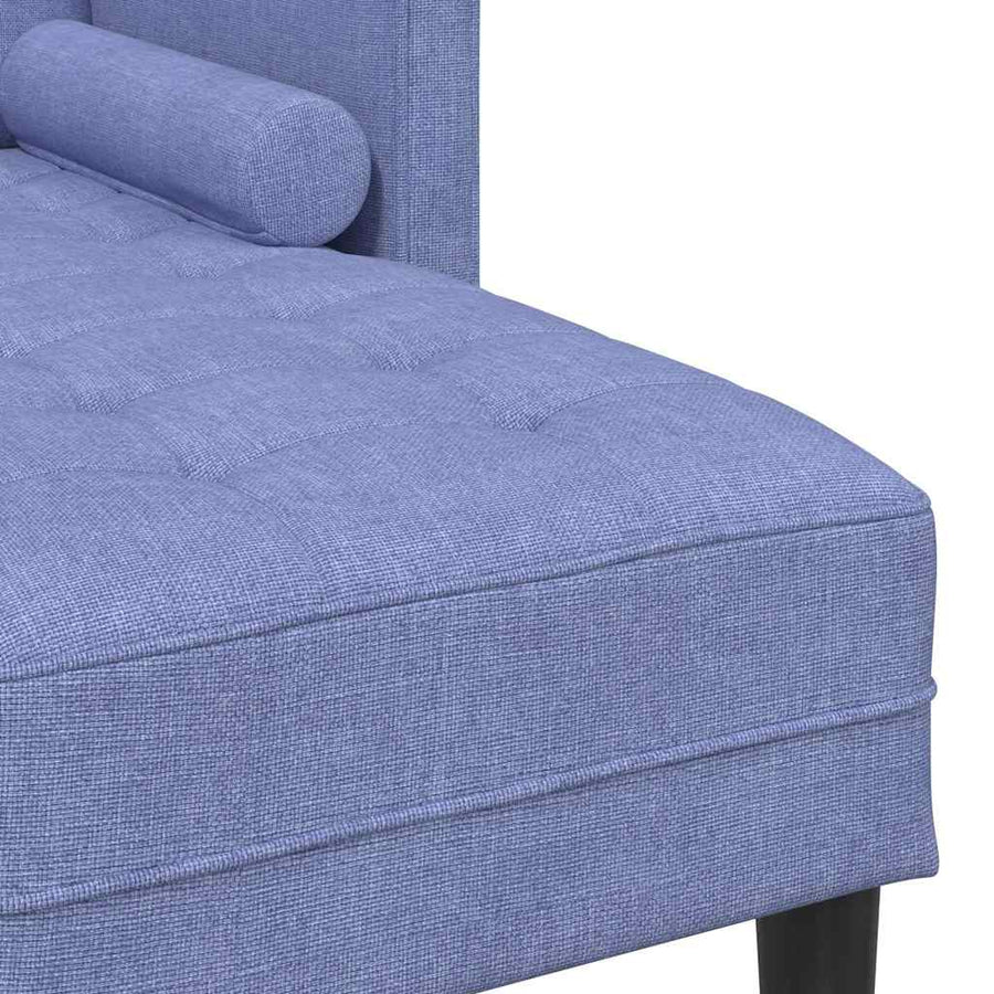 Bankstel met kussen Jeans Blauw 173 x 131 x 67 cm Polyester
