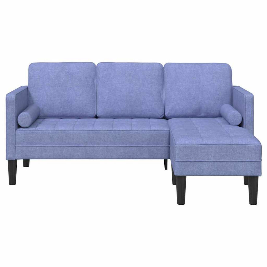 Bankstel met kussen Jeans Blauw 173 x 131 x 67 cm Polyester