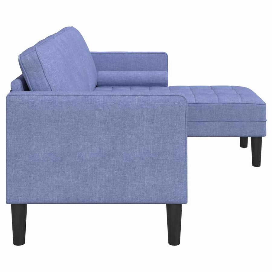 Bankstel met kussen Jeans Blauw 173 x 131 x 67 cm Polyester