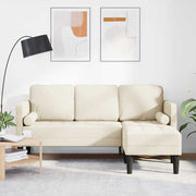 Bankstel L-vorm 173x131x67 cm linnen polyester